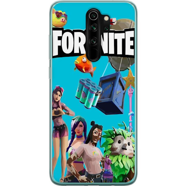 Xiaomi Redmi Note 8 Pro  Gennemsigtig cover Fortnite