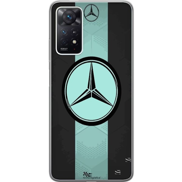 Xiaomi Redmi Note 11 Pro Gennemsigtig cover Mercedes