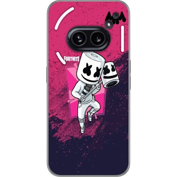 Nothing Phone (2a) Plus Läpinäkyvä kuori Marshmello Fortnit