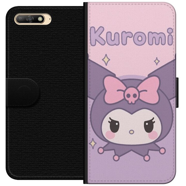 Huawei Y6 (2018) Plånboksfodral Kuromi Kawaii