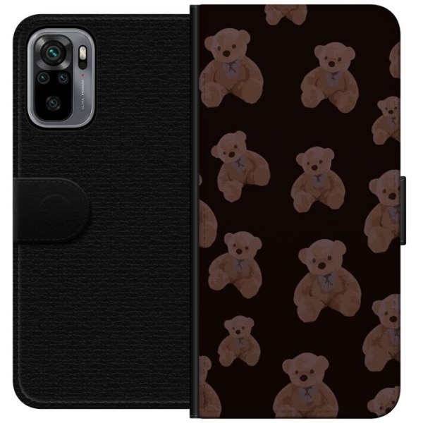 Xiaomi Redmi Note 10S Plånboksfodral En björn flera björnar
