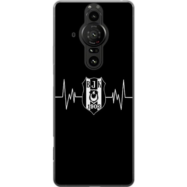 Sony Xperia Pro-I Läpinäkyvä kuori Beşiktaş J.K.