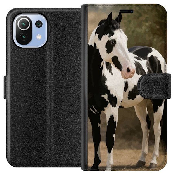 Xiaomi Mi 11 Lite Lompakkokotelo Kaunis Hevonen - elegantti hevonen kuva-aihe