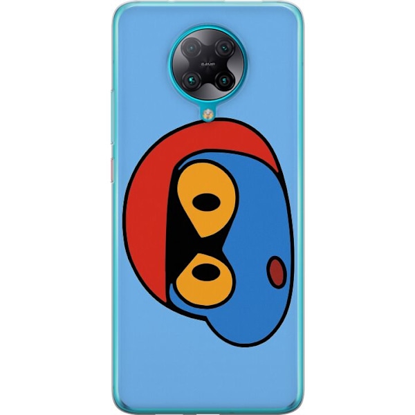 Xiaomi Poco F2 Pro Gennemsigtig cover Bold Bot Head