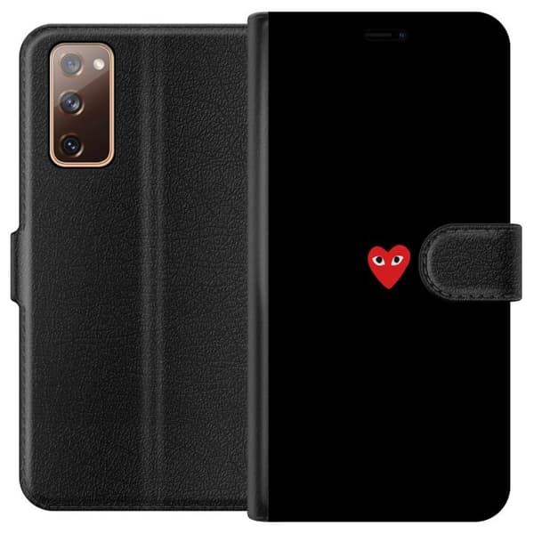 Kompatibelt Plånboksfodral till Samsung Galaxy S20 FE Heart