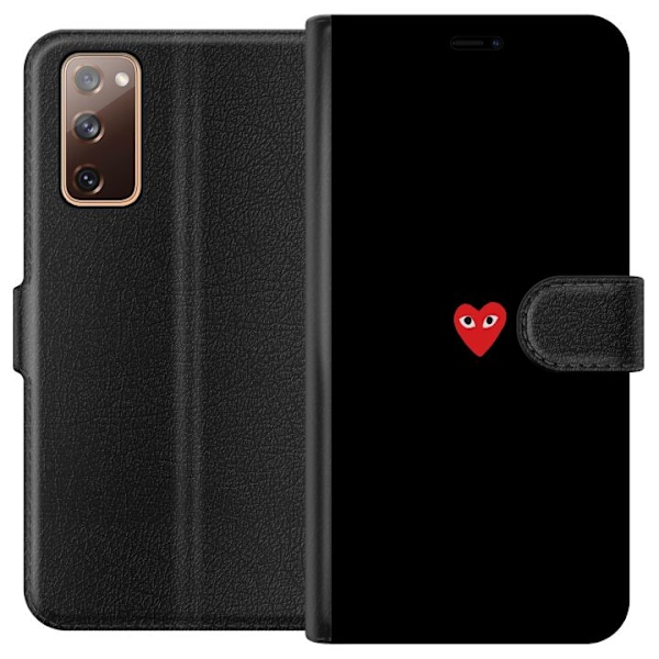 Samsung Galaxy S20 FE Lompakkokotelo Sydän