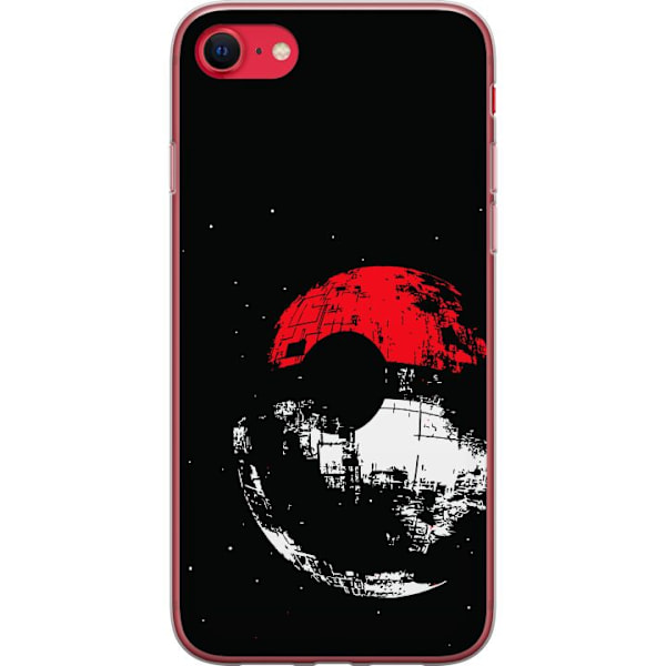 Apple iPhone 16e Läpinäkyvä kuori Pokéball Death Star