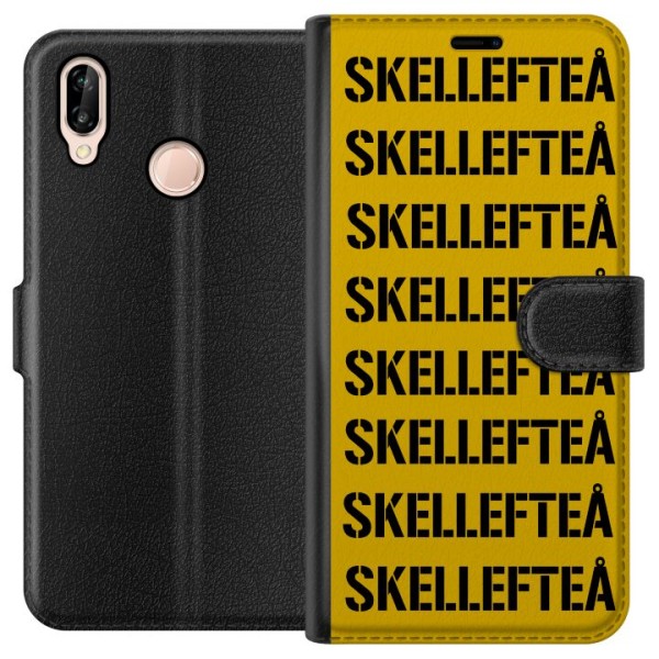 Huawei P20 lite Plånboksfodral Skellefteå SM GULD