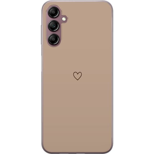 Kompatibelt Mobildeksel til Samsung Galaxy A14 5G Hjerte Brun