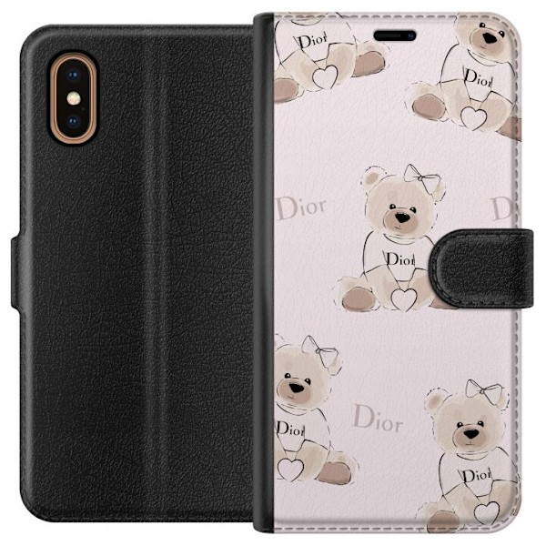 Apple iPhone XS Max Lompakkokotelo Teddy Dior Vibes - ylelline