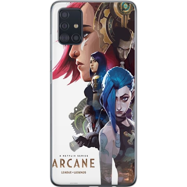 Samsung Galaxy A51 Genomskinligt Skal Arcane, League of Legend