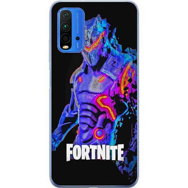 Xiaomi Redmi 9T Läpinäkyvä kuori Fortnite