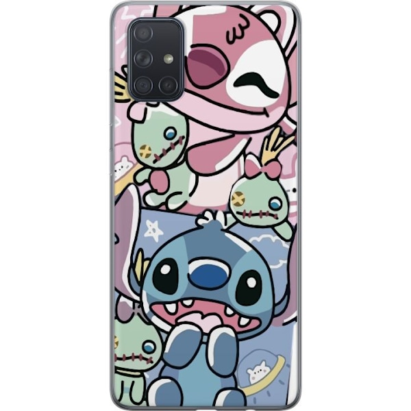 Samsung Galaxy A71 Läpinäkyvä kuori Ommel