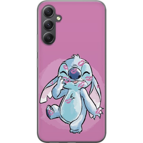 Samsung Galaxy A05s Genomskinligt Skal Stitch Puss