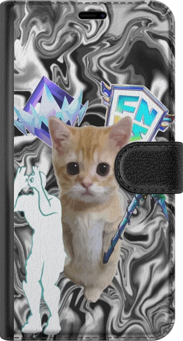 Kompatibelt Lommeboketui til Samsung Galaxy S21 Katt