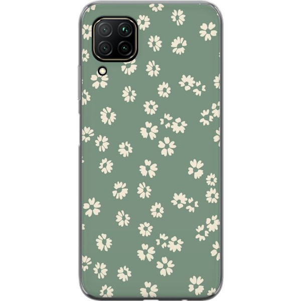 Huawei P40 lite Genomskinligt Skal Blomsterdröm – färgglatt blommönster