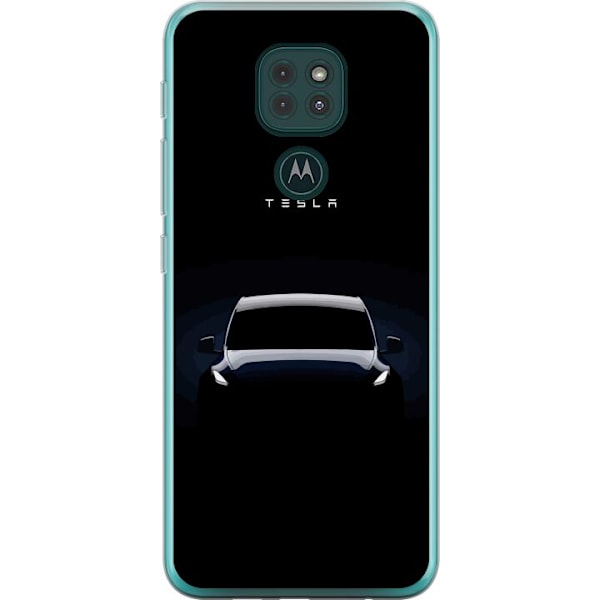 Motorola Moto G9 Play Läpinäkyvä kuori Tesla