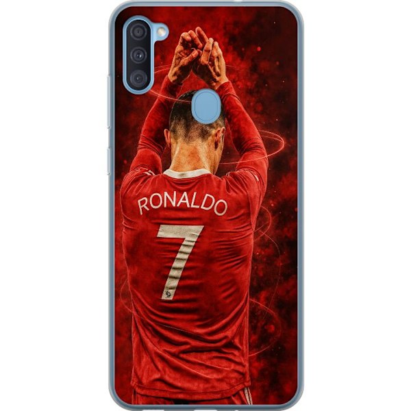 Samsung Galaxy A11 Läpinäkyvä kuori Ronaldo