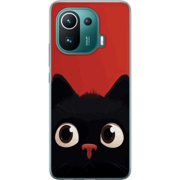 Xiaomi Mi 11 Pro Gennemsigtig cover Livlig Kat