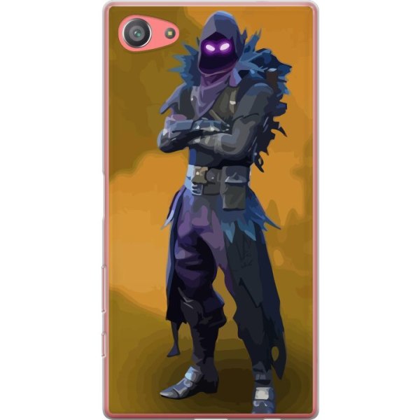Sony Xperia Z5 Compact Gennemsigtig cover Fortnite - Raven