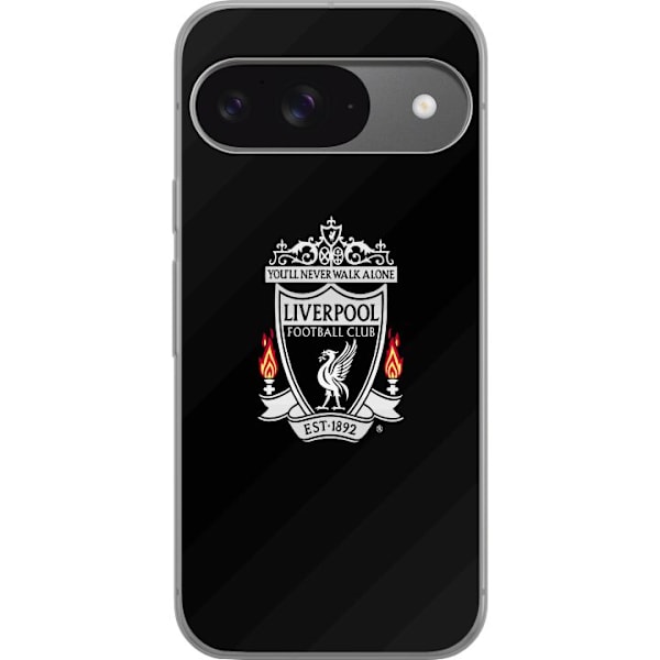 Google Pixel 9 Genomskinligt Skal Liverpool FC