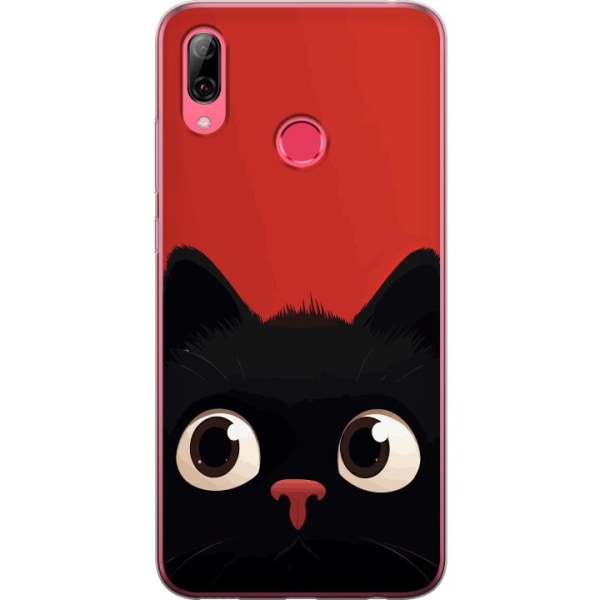 Huawei Y7 (2019) Gennemsigtig cover Livlig Kat
