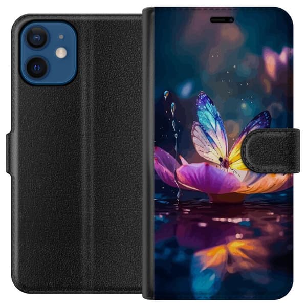 Kompatibel Tegnebogsetui til Apple iPhone 12 mini Flyvning