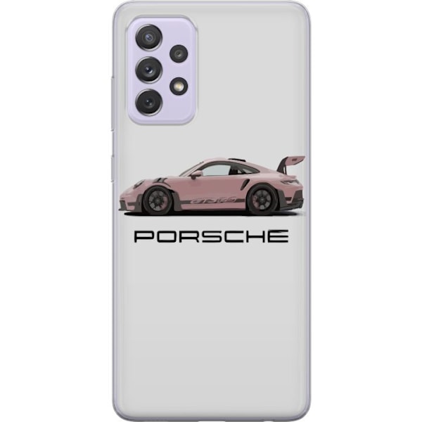 Samsung Galaxy A52s 5G Läpinäkyvä kuori Porsche 911 Pink