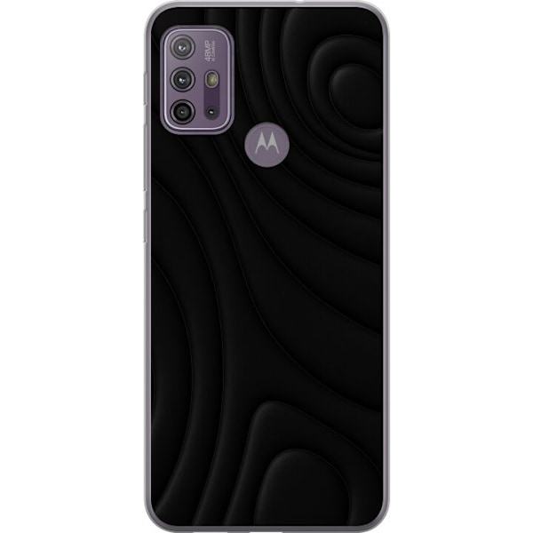 Motorola Moto G10 Läpinäkyvä kuori Tummat Aallot