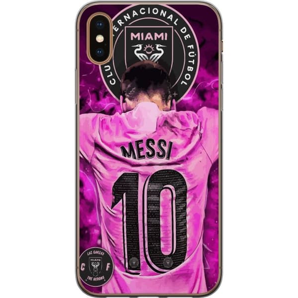 Kompatibelt Mobildeksel til Apple iPhone XS Max Messi