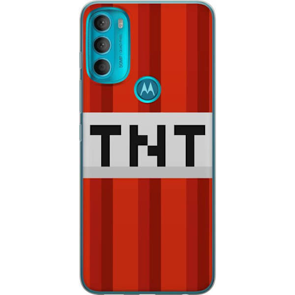 Motorola Moto G71 5G Genomskinligt Skal Minecraft TNT