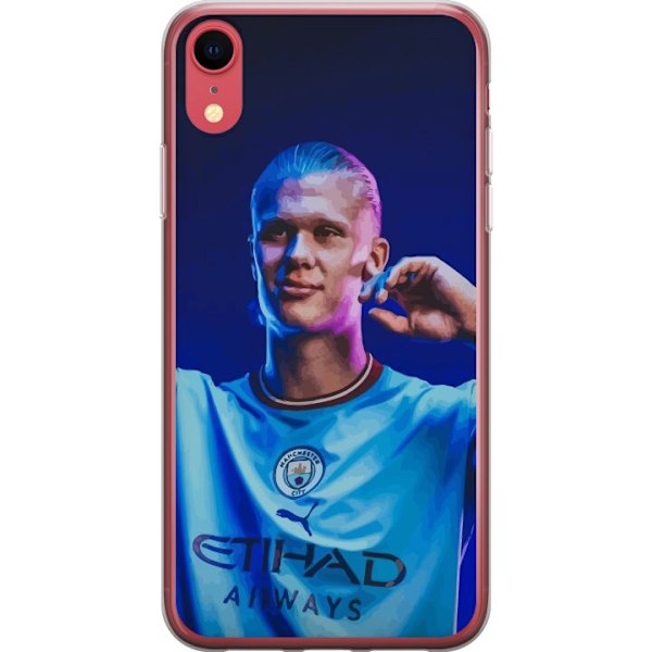 Apple iPhone XR Läpinäkyvä kuori Erling Haaland