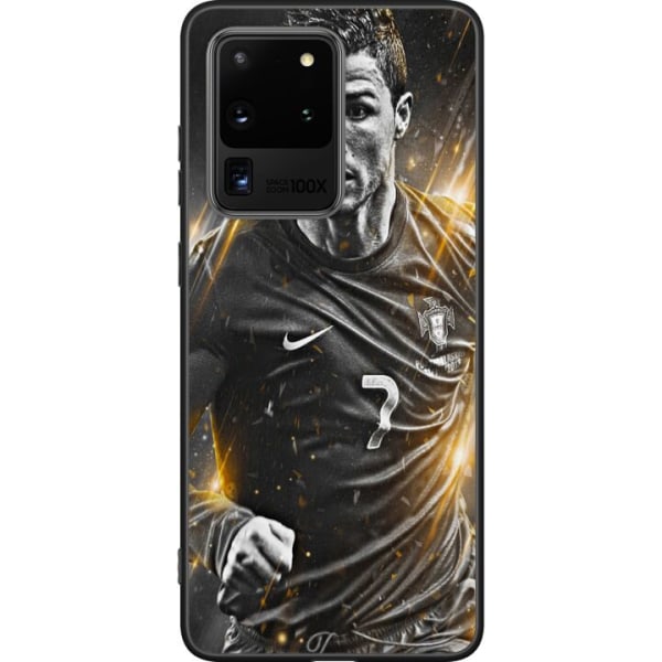 Samsung Galaxy S20 Ultra Svart deksel Cristiano Ronaldo