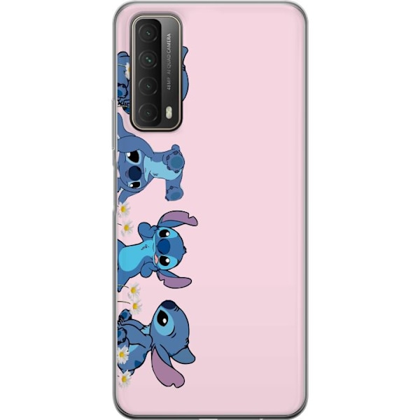 Huawei P smart 2021 Läpinäkyvä kuori  Stitch Nauru & Leikki