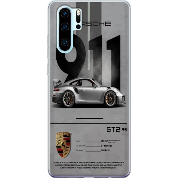 Huawei P30 Pro Genomskinligt Skal Porsche 911