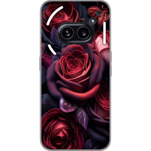 Nothing Phone (2a) Gennemsigtig cover Rosor