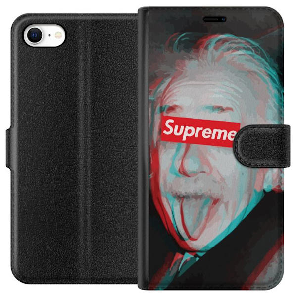 Apple iPhone 6s Tegnebogsetui Supreme Albert Einstein 3D Motiv Streetwear Design Populær Videnskab Ikonisk Grafisk Urban Kunst