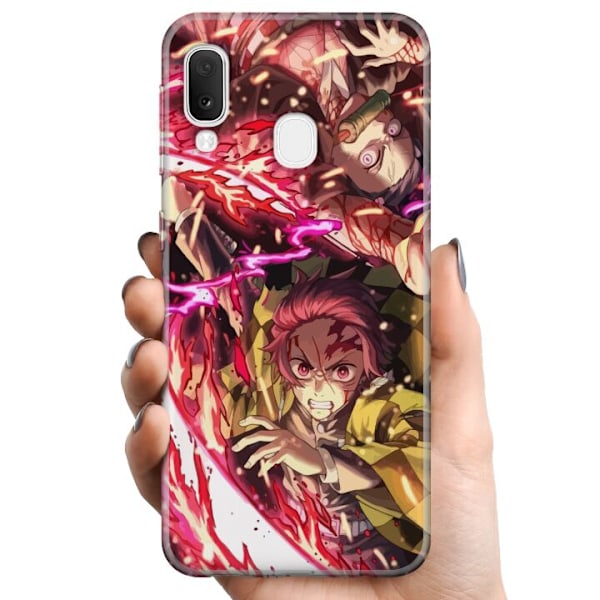 Samsung Galaxy A20e TPU Matkapuhelimen kuori Demon Slayer