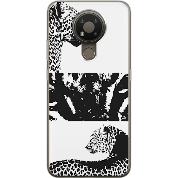 Nokia 3.4 Gjennomsiktig deksel Leopard Faces