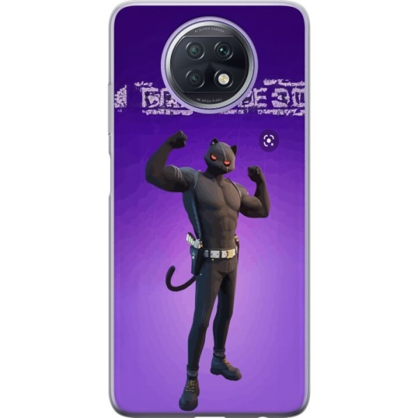 Xiaomi Redmi Note 9T Gennemsigtig cover Fortnite - Meowscles