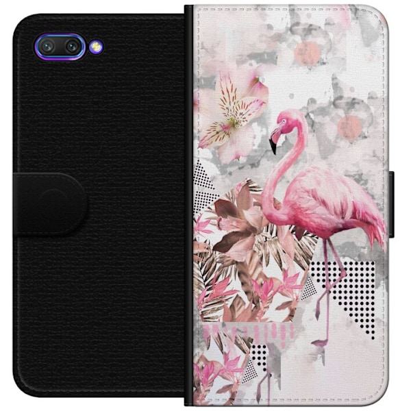 Honor 10 Tegnebogsetui Flamingo