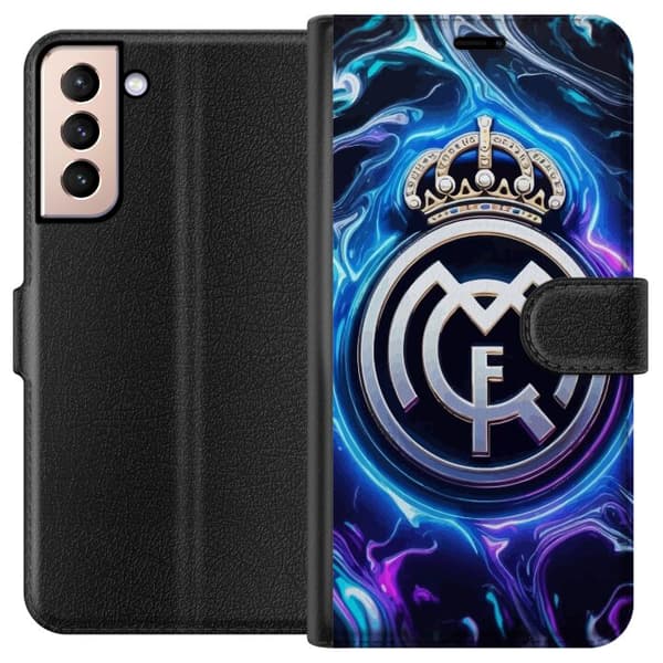 Kompatibelt Plånboksfodral till Samsung Galaxy S21 Real Madrid