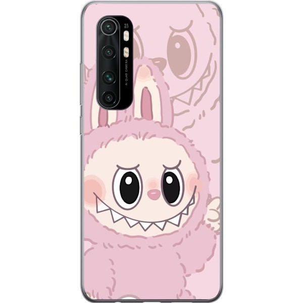 Xiaomi Mi Note 10 Lite Genomskinligt Skal Labubu Floral Freak