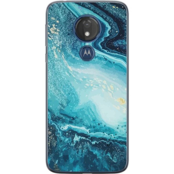 Motorola Moto G7 Power Gjennomsiktig deksel Kunstmønster