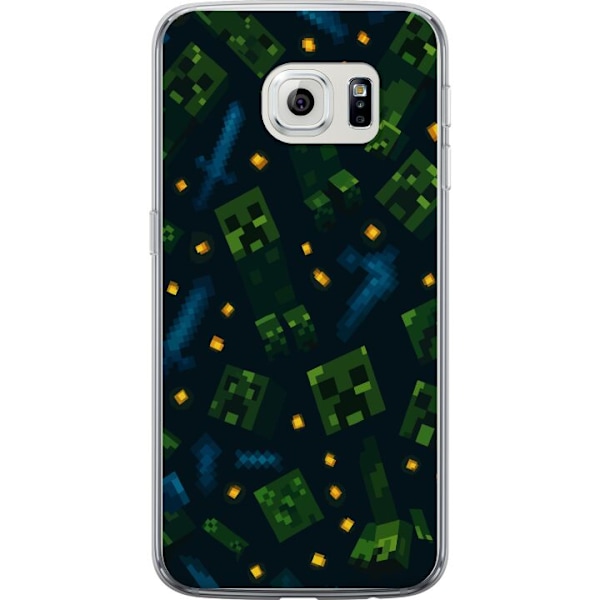 Samsung Galaxy S6 edge Läpinäkyvä kuori Minecraft Dungeons Mob