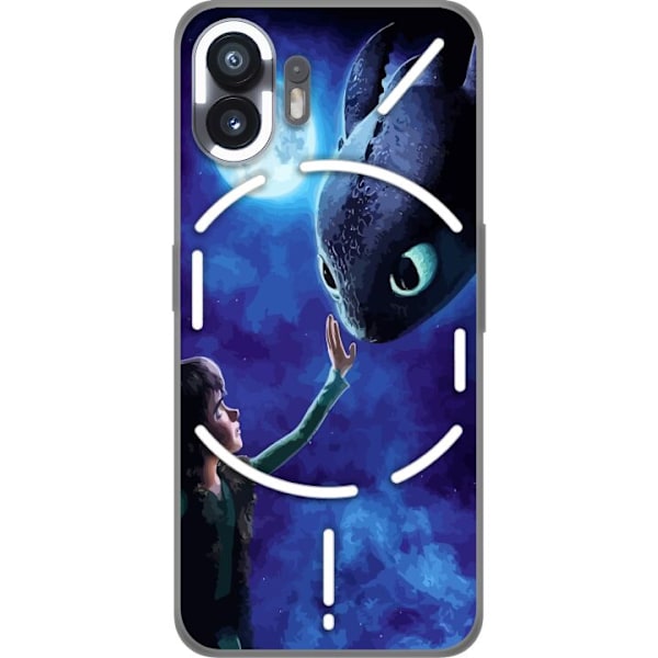 Nothing Phone (2) Gennemsigtig cover Dragetræneren