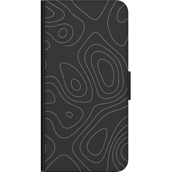 Kompatibel Tegnebogsetui til Huawei P40 Pro Grå kortlinjer grå
