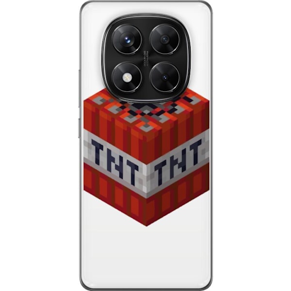 Xiaomi Redmi Note 14 Pro Läpinäkyvä kuori Minecraft TNT