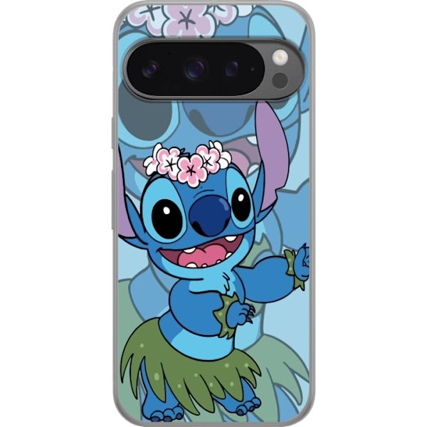 Google Pixel 9 Pro XL Genomskinligt Skal Stitch under Stjärno