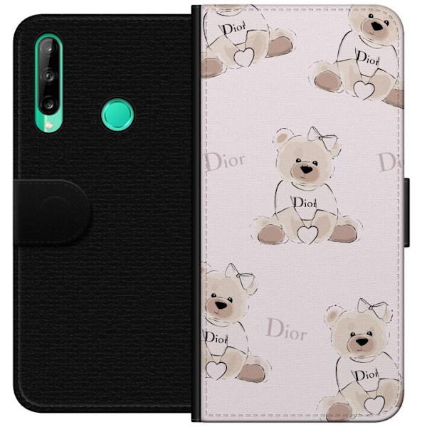 Huawei P40 lite E Tegnebogsetui Teddy Dior Vibes - luksuriøs